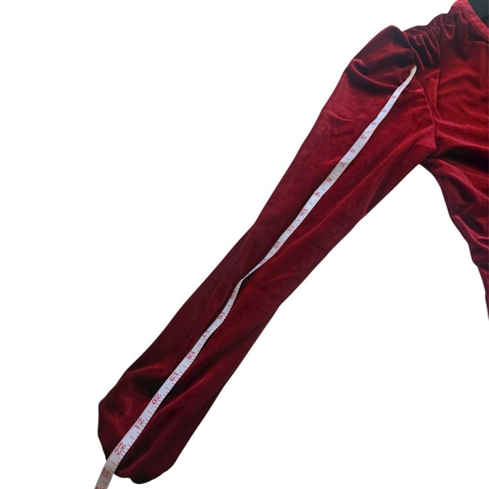 NWT Rachel Parcell red velvet mini dress size small - Picture 5 of 9